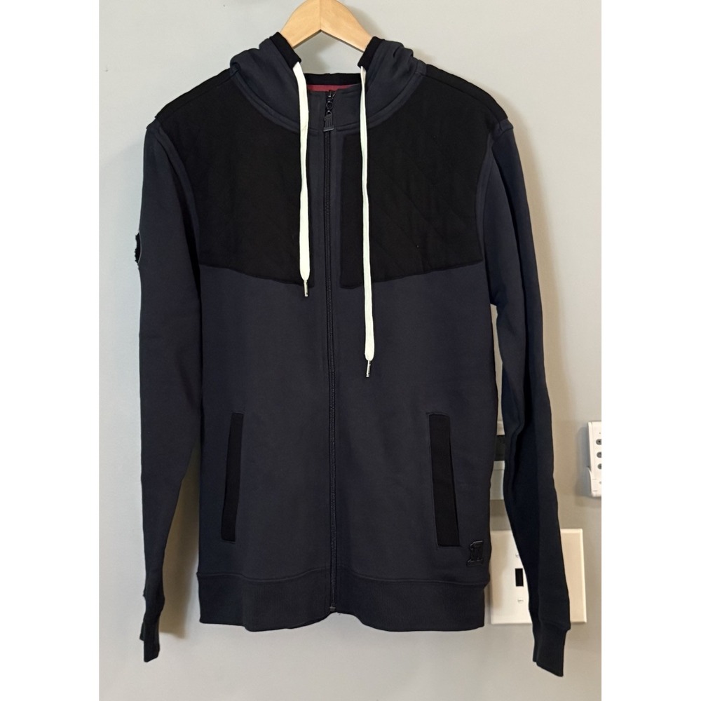 Harley Davidson Jacket Varsity Hoodie Zip Up Colorblock Sleeve Patch Small‎ New